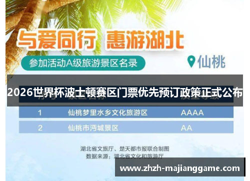 2026世界杯波士顿赛区门票优先预订政策正式公布